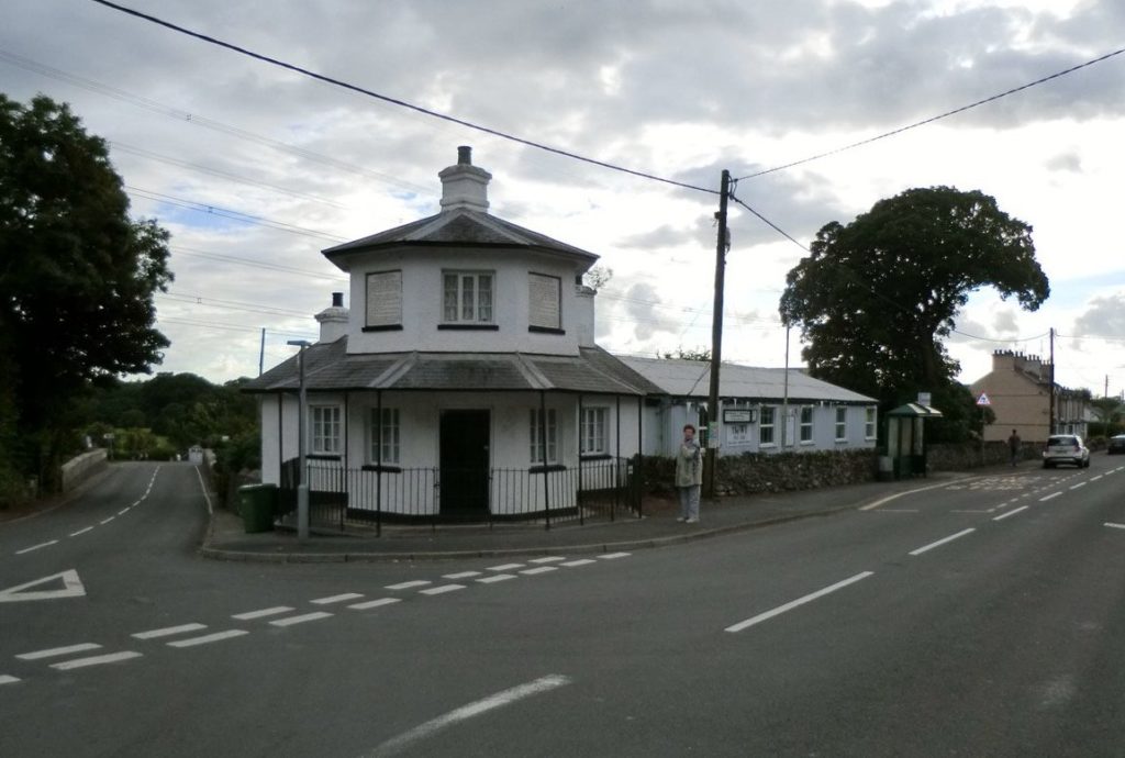 The first WI hall in Britain at Llanfairpwll seen in Aug 2017